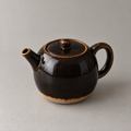 Round Teapot in Iron glaze